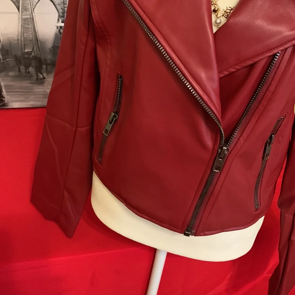 NWT ee:some Leather Jacket - Picture 5 of 7